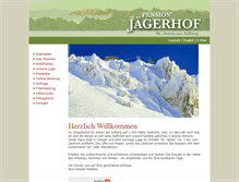 Tablet Screenshot of pension-jaegerhof.com